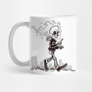 Flame skull guy Mug